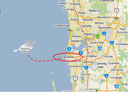 Rottnest Map